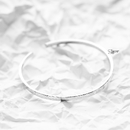 Hammered bangle