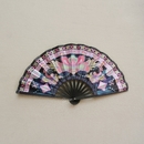 Shimmer Black Fabric Fan 2026