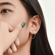 Bông Tai Mini Line Heart