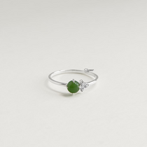 Trang sức bạc thủ công Glowing Jade