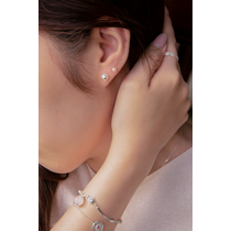 Earrings Heart Pearl