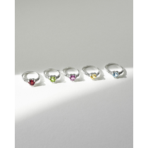 Trang sức bạc thủ công Bold Love Stone