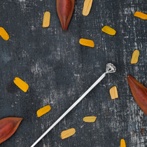 Hair Stick Diamond & Rosette