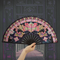 Merchandise Shimmer Black Fabric Fan 2026