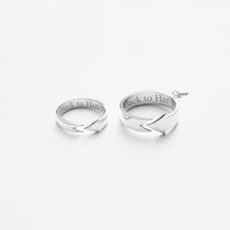 Couple (set) Couple Ring Back to Him & Back to Her