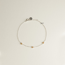 Lắc - Kiềng đá Triple Heart Stone