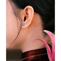 Stone Earrings Blossom Jade