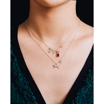 Dây chuyền đá Orchid Bowie Stone